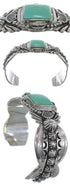 Turquoise Sterling Silver Southwest Jewelry Bracelet FX27466