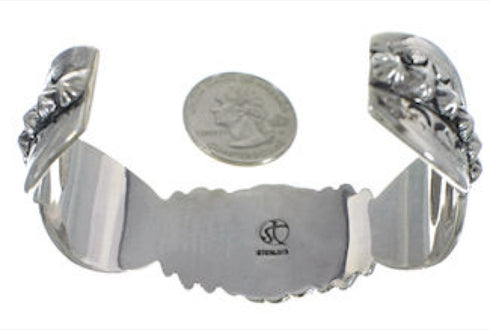 Turquoise Sterling Silver Southwest Jewelry Bracelet FX27466