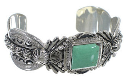 Southwest Silver Turquoise Cuff Bracelet FX27473