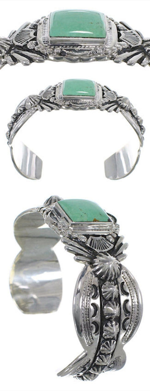 Southwest Silver Turquoise Cuff Bracelet FX27473