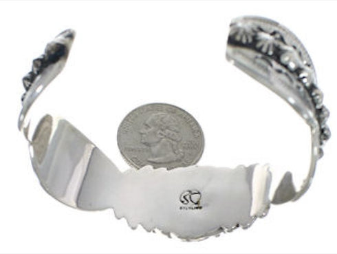 Southwest Silver Turquoise Cuff Bracelet FX27473