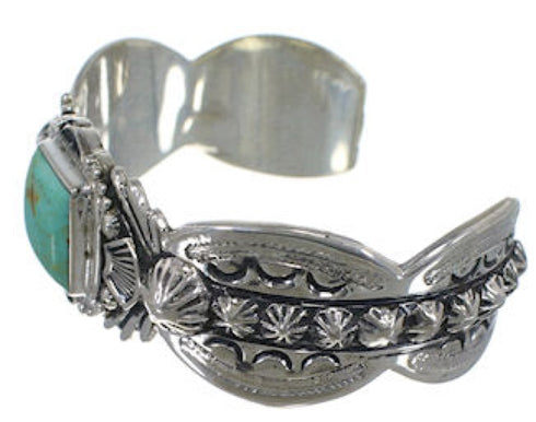 Southwest Sterling Silver Turquoise Cuff Bracelet FX27475