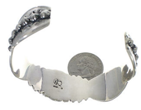 Southwest Sterling Silver Turquoise Cuff Bracelet FX27475