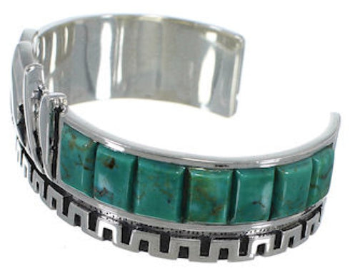 Southwest Turquoise Inlay Cuff Bracelet BW66367