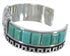 Turquoise Sterling Silver Inlay Southwest Cuff Bracelet BW66386