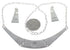 Silver Native American Village Design Multicolor Necklace Set GS62287