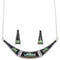 Native American Design Black Jade Multicolor Necklace Set GS62279