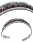 Silver Multicolor Jewelry Native American Design Cuff Bracelet YS67352