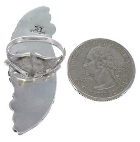 Turquoise Silver Southwest Ring Size 7-1/2 NS54787