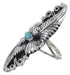 Southwest Silver Turquoise Jewelry Ring Size 6-1/2 NS54784