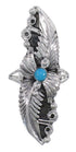 Turquoise Southwest Sterling Silver Ring Size 6-3/4 YX81507