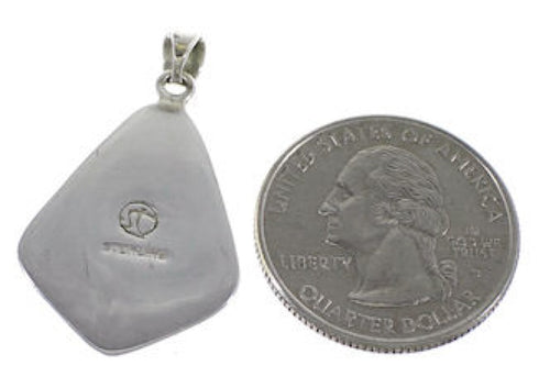 Multicolor Southwestern Silver Pendant Jewelry EX29609