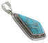 Turquoise And Genuine Sterling Silver Pendant EX29586