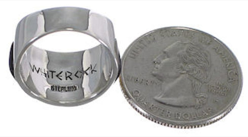 Whiterock Sterling Silver Tiger Eye Multicolor Ring Size 6-1/2 HS35044