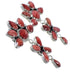 Genuine Sterling Silver Southwestern Red Oyster Earrings BW62560