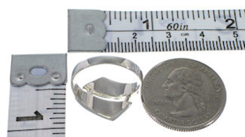 Multicolor Inlay Sterling Silver Ring Size 6-3/4 AS54639