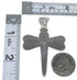 Sterling Silver Dragonfly Turquoise Multicolor Inlay Pendant DS37256