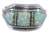 Opal Inlay Southwestern Silver Ring Size 5-3/4 BW72456