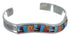 Multicolor Sterling Silver Turquoise Jewelry Cuff Bracelet AW70307