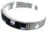 Mother Of Pearl Black Sterling Silver Cuff Bracelet Jewelry AS39602