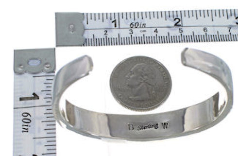 Mother Of Pearl Black Sterling Silver Cuff Bracelet Jewelry AS39602