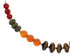 Multicolor Bead Liquid Silver Necklace PX40926