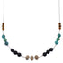 Multicolor Liquid Silver Bead Jewelry Necklace PX41008