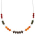 Multicolor Bead Liquid Silver Necklace Jewelry PX41097