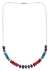 Multicolor Jewelry Liquid Silver Necklace PX41100