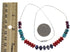 Multicolor Jewelry Liquid Silver Necklace PX41100