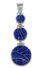 Lapis Genuine Sterling Silver Pendant EX44211