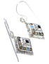 Multicolor And Silver Southwest Earrings EX41231