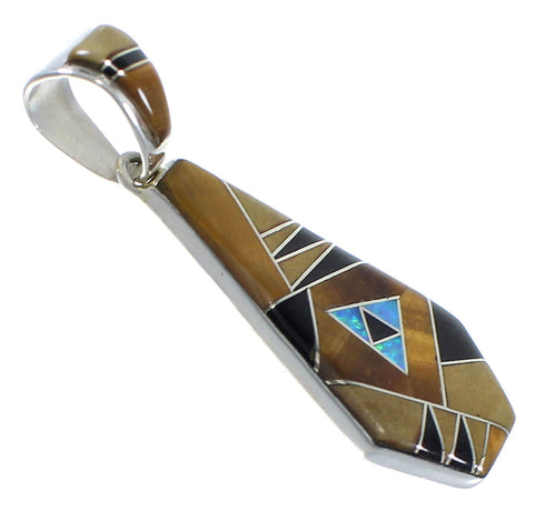 Southwest Multicolor Reversible Pendant EX41269