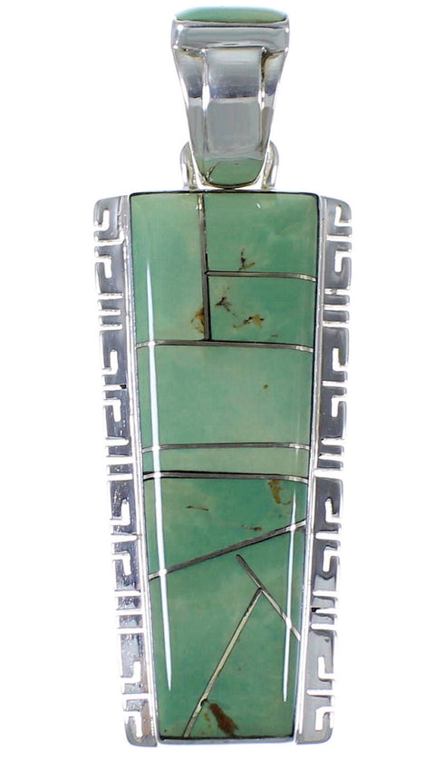 Sterling Silver Jewelry Turquoise Pendant PX41552