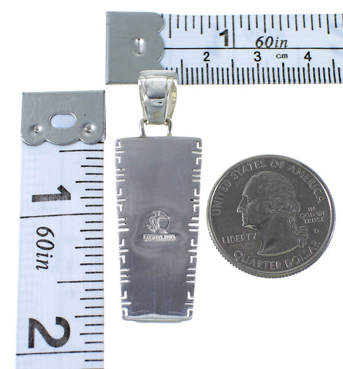 Sterling Silver Jewelry Turquoise Pendant PX41552