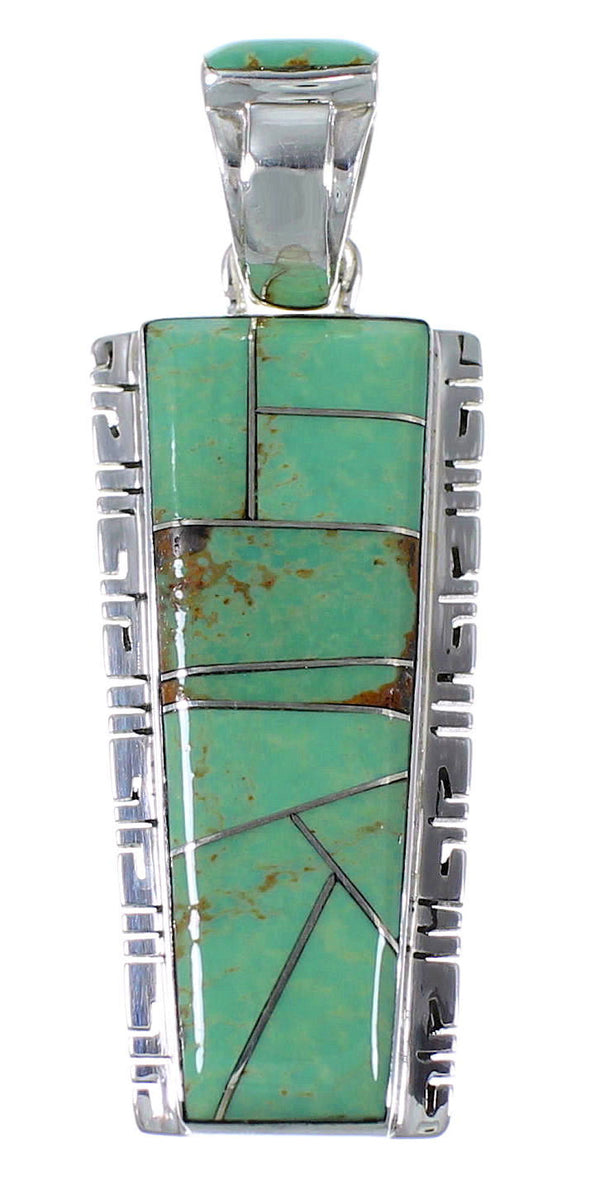 Sterling Silver And Turquoise Pendant PX41559