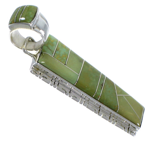 Turquoise Jewelry Genuine Sterling Silver Pendant PX41573