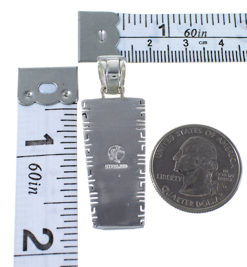 Silver Southwest Turquoise Pendant PX41576