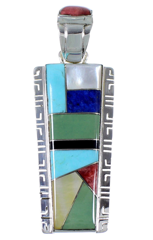 Silver And Multicolor Jewelry Pendant PX41580