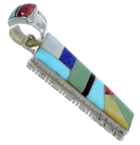 Silver And Multicolor Jewelry Pendant PX41580