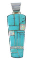 Southwest Jewelry Opal And Turquoise Pendant PX41718