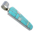 Southwest Jewelry Opal And Turquoise Pendant PX41718