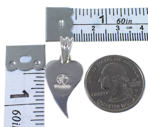 Southwest Turquoise Opal Heart Pendant PX41803