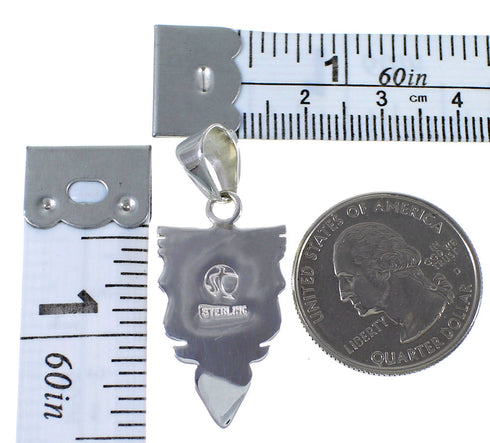 Southwest Multicolor Sterling Silver Jewelry Pendant PX42143