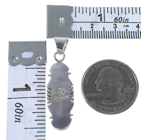 Southwest Sterling Silver And Multicolor Pendant PX41912