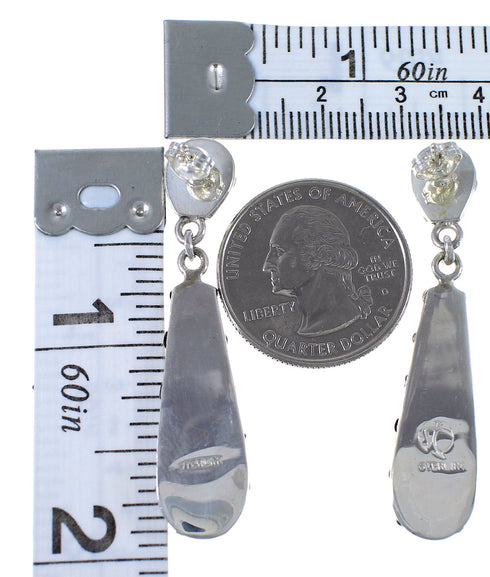 Turquoise And Opal Southwestern Earrings EX41085