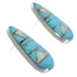 Genuine Sterling Silver Turquoise And Opal Earrings EX44830