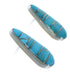 Turquoise Southwest Sterling Silver Earrings EX44839