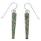 Southwestern Silver Turquoise And Opal Earrings EX44850