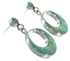 Turquoise Silver Post Dangle Earrings AX48674
